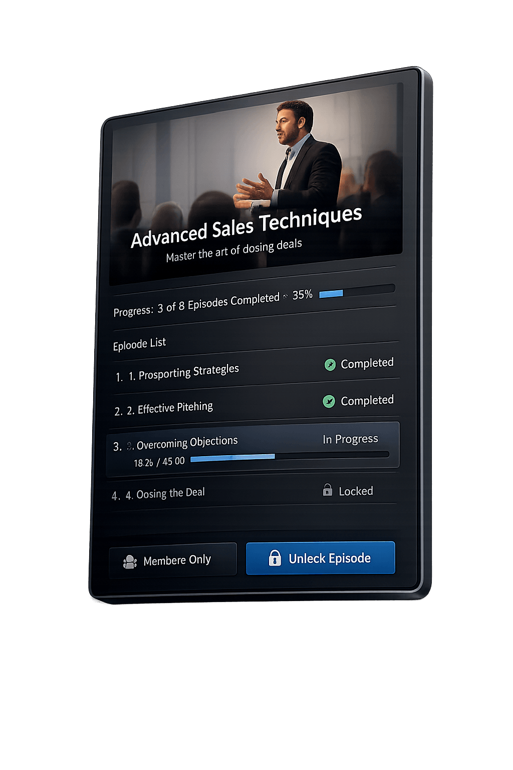 On-Demand Content interface preview