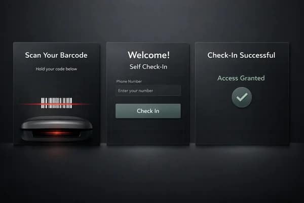 Check-In & Kiosk interface preview